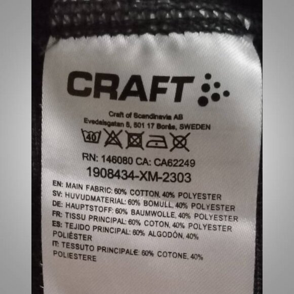 Craft sleeveless hoodie men's size  XL grey - Picture 8 of 8